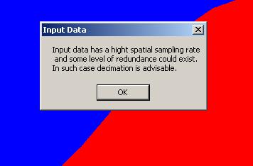 option: During the input you can see this warning: In general you do not need to go for