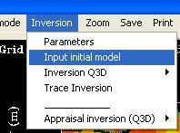 Algorithm S3 is for 1D inversion without any spatial constraint (a 1D model of 2 or 3 layers should be selected as initial