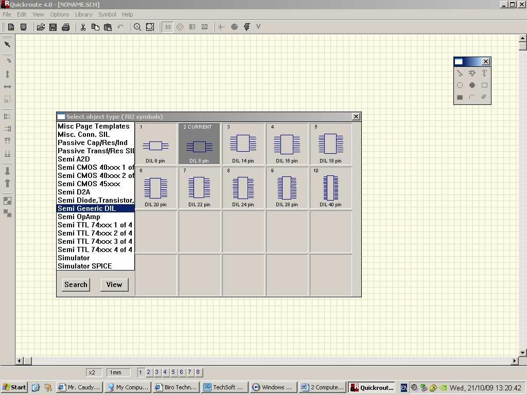 QUICKROUTE is a piece of software that will convert a SCHEMATIC diagram into a PCB layout.
