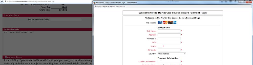 STEP 4: PAYMENT You may now select continue to secure payment.