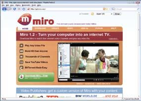 Whether you use Windows Vista, Mac or Linux, the browser seamlessly integrates