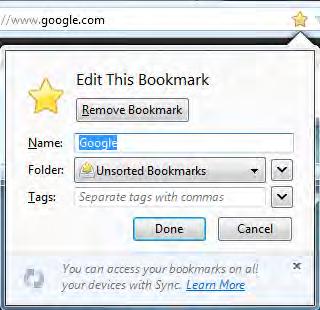 How to bookmark a web page? There are many ways to create a bookmark. Using the Bookmark Star: You can use the bookmark star inside the location bar to bookmark a web page.