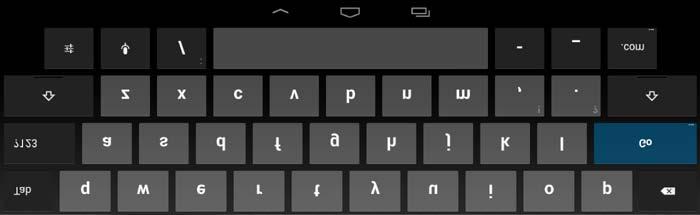 Tap on the bottom bar to hide the virtual keyboard. Tap the text input box to display the virtual keyboard. Switch Input Method Tap / to toggle letters and numbers. Tap to enter a capital letter.