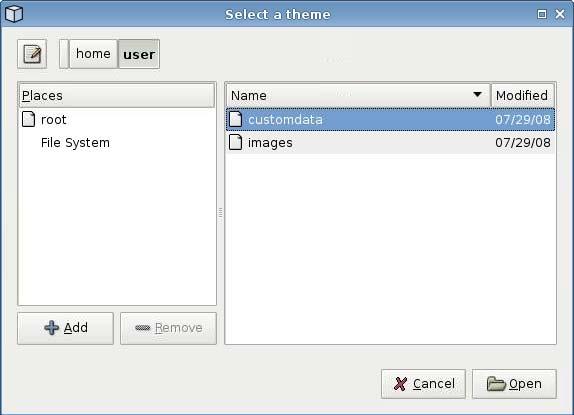 Install a Theme To install a theme: Click Control Panel > Boot Logo > Install a theme. Select this Theme To select a theme: 1. Click Control Panel > Boot Logo. 2.