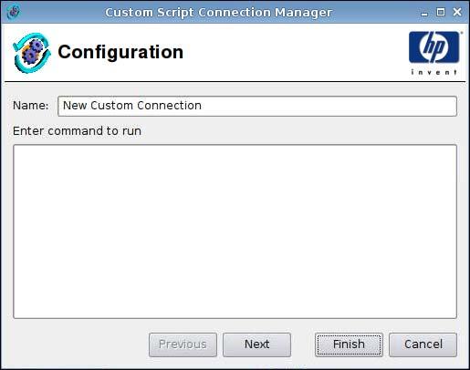 Custom 1. To add a Custom connection, click Connections > Add. 2. Select Custom and set the following option: Configuration on page 63 Advanced on page 64 Configuration 1.