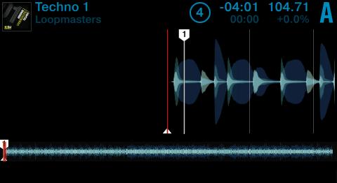 Using Your S5 Getting Advanced Working with Beatgrids 1. Load a track into a Track Deck. The Track will be analyzed. 2.