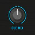 Hardware Reference The Mixer CUE MIX Knob Pre-view a new track in your CUE and raise the channel's GAIN until the mix of both tracks sounds good when the CUE MIX is in center position.