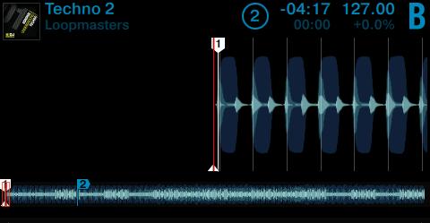 Using Your S5 Getting Started Mixing In a Second Track The track is loaded. Its waveform and info appear in the display. 2.3.