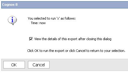 Select the View the details of this import after closing this dialog option before you click OK to
