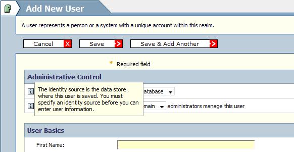 Use ihelp The ihelp refers to the icon that is located beside Security Console fields and options. When you place your cursor over the icon, you can see the text that describes the field.