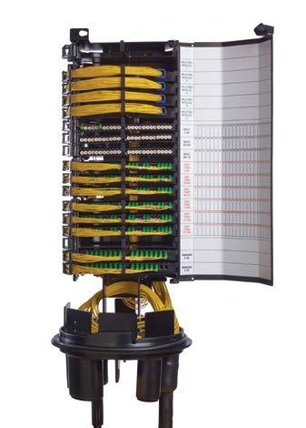 Industry-leading compact, lightweight, high-capacity design Scalable up to 288 distribution ports and 2 72 feeder ports, with unused ports used for pass-through applications Unsurpassed environmental