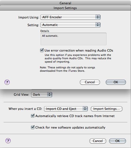 Setting up itunes for Mac.