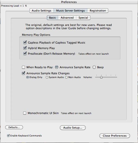 Pure Music for Apple itunes Purchase and download Pure Music Launch Pure Music application Open Preferences panel in Pure Music
