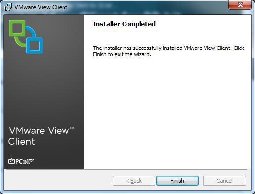 10. Click the Finish button on the Installer Completed