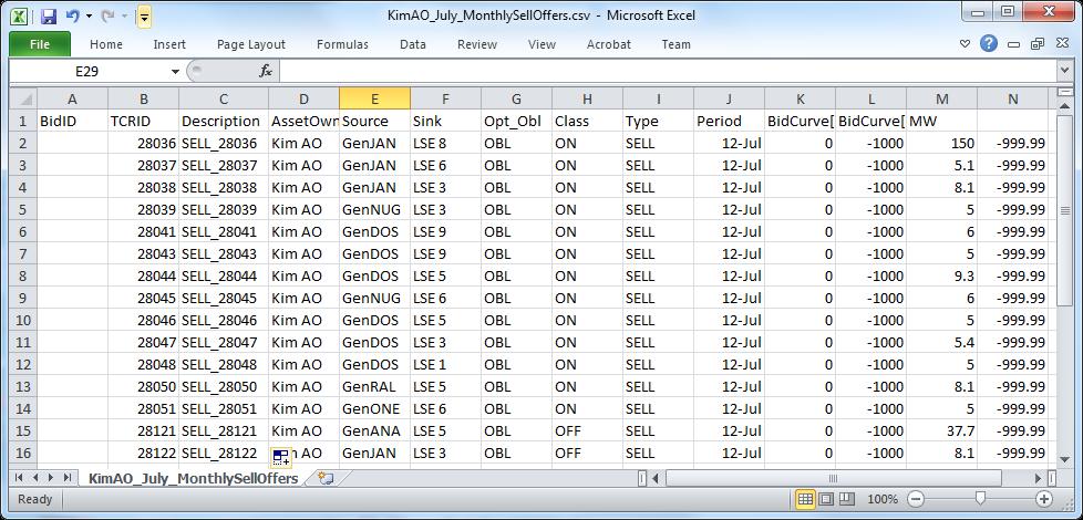 A sample selfconvert portfolio file in CSV format is presented in Figure 35.