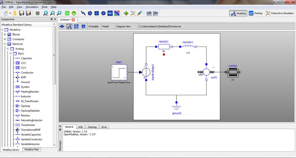2) can be launched either from Simulation > Simulate or by clicking the simulate icon from the toolbar.