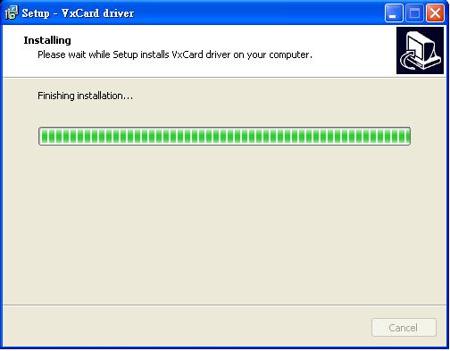 Step 4: Once the driver has been installed, the Setup Wizard will be displayed