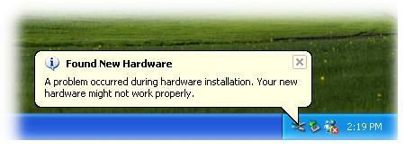 the Found New Hardware Wizard dialog box is displayed again, repeat Steps 3 and 4 to