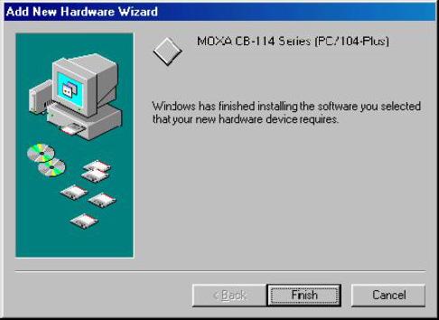 6. After Windows has installed the drivers, click