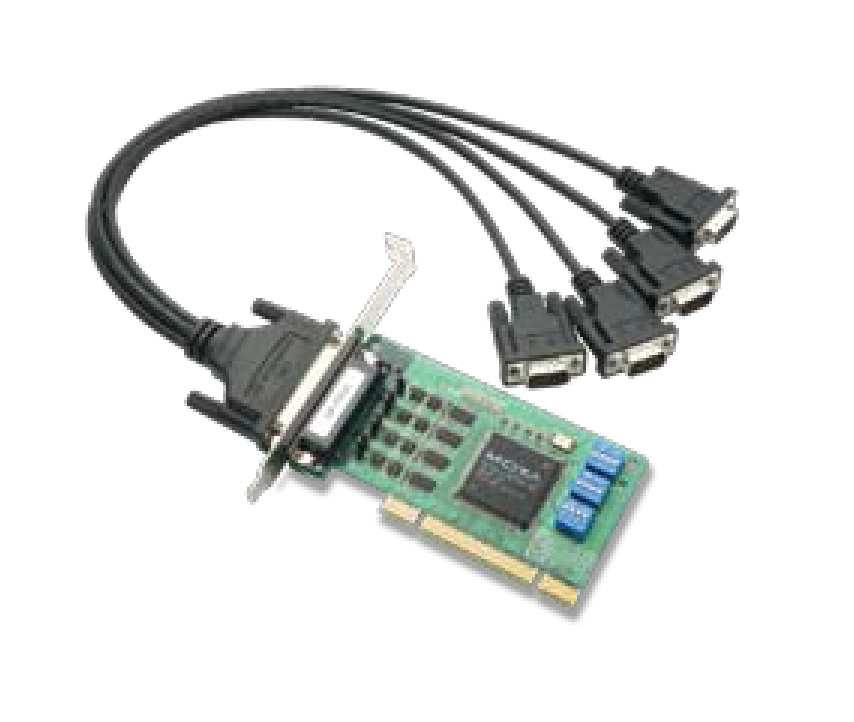 Serial Expansion and Extension Solutions CP-114UL 4-port RS-232/422/485 smart Universal PCI serial board Over 800 Kbps data throughput for top performance 921.