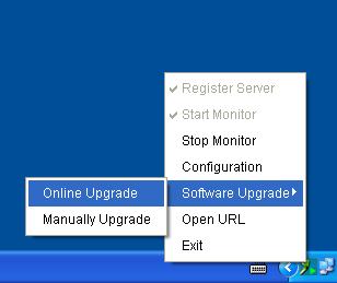 3.6. Software Upgrade Software upgrades includes online upgrade and manually upgrade: Online Upgrade: Click Online Upgrade to search the latest software version.
