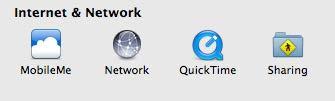 The network system preferences are displayed, 3.