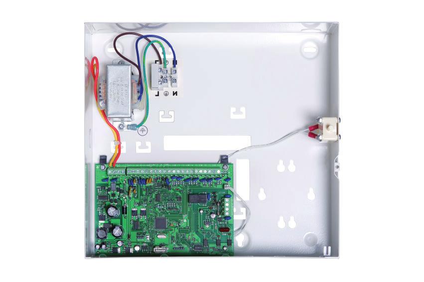 2 AMAX2-P1E Intrsion kit, en/pl/tr/h,ethernet System overview 2 ᅳ Data bs connection between the control panel and the modle 8 ᅳ Ethernet network connection to the Ethernet