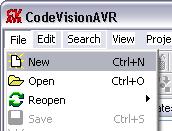 CodeWizardAVR can select and activate the features of the Chip.