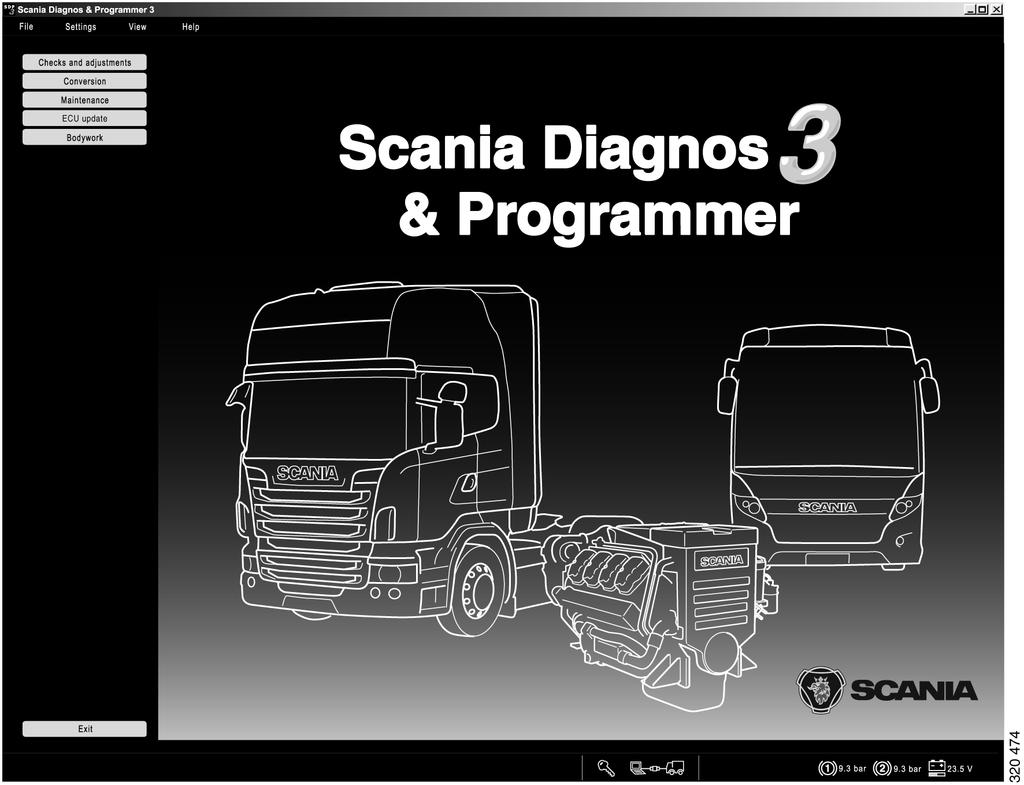 Introduction Introduction General Scania Diagnos & Programmer 3 (SDP3) communicates with Scania vehicles and Scania industrial and marine engines.