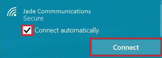 Windows 10 1. Select the Wi-Fi icon in the taskbar.