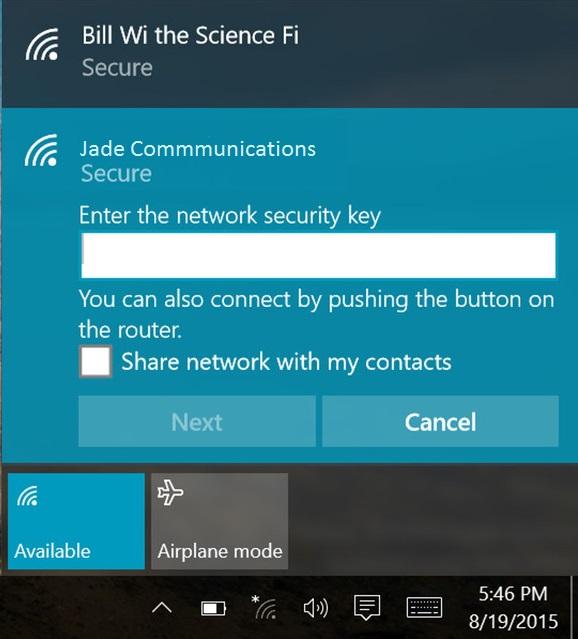 Select your Wi-Fi network from the list of available networks. 3. Check the Connect Automatically box. 4.