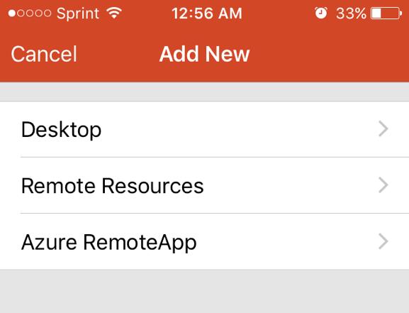 Install the Microsoft Remote Desktop App and once it is ready, open the app itunes App Store Microsoft