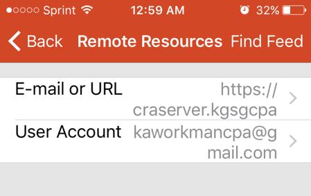 aspx Add remote resource URL and User Account Then enter your username and password under User Account.