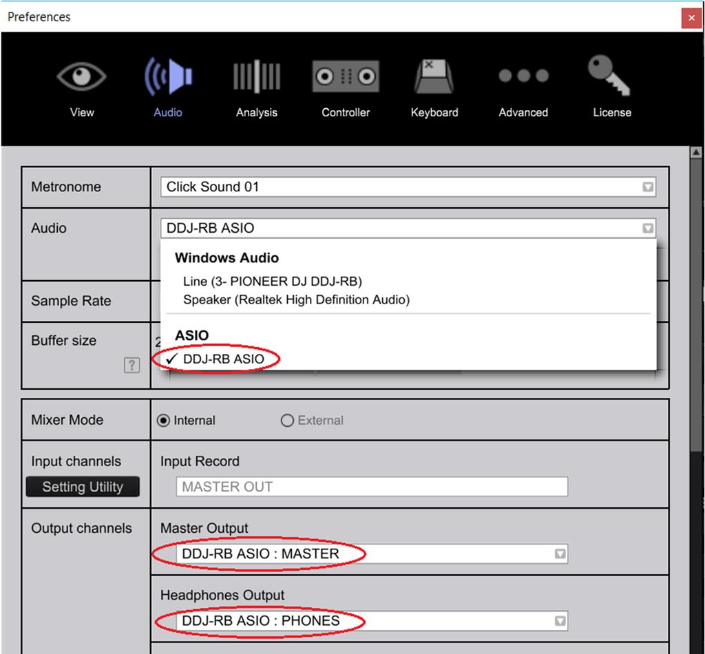 For Windows users: Here are the measures to solve the issues below: 1) Audio is not output. 2) Cannot control rekordbox from DJ equipment. Ver1.