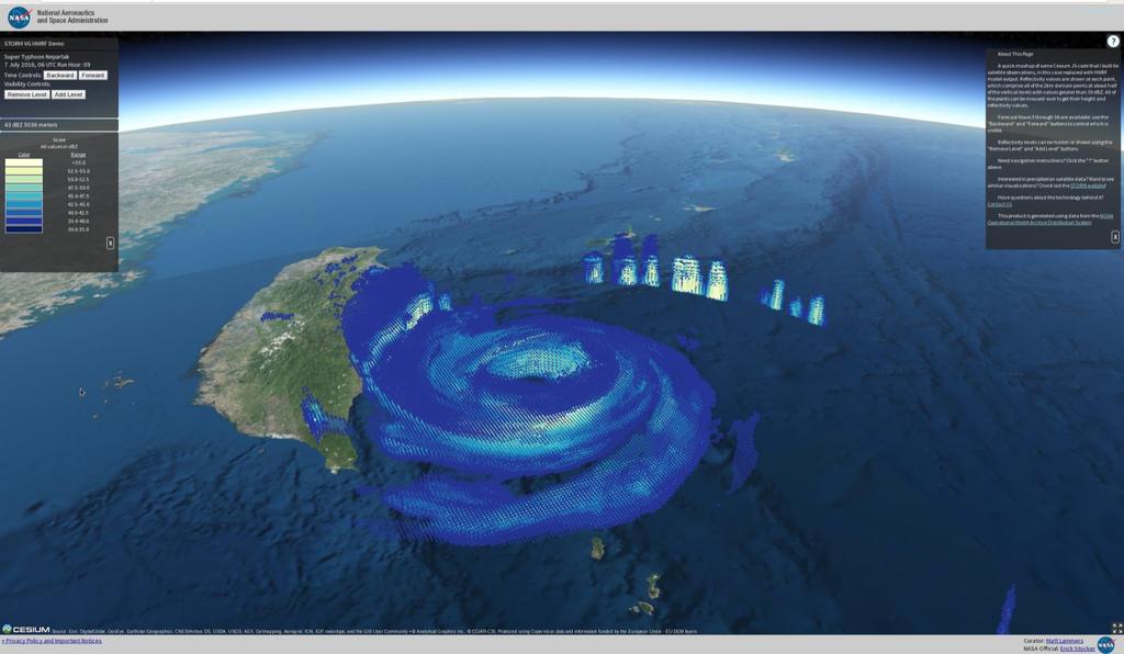 How I Use Cesium Other Demos Using Hurricane Weather Research & Forecasting (HWRF) model output