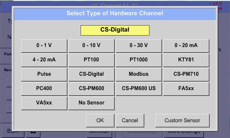 Main menu Settings Sensor settings A1 diameter description field Important: The inner diameter of flow tube can be entered here, if this was not automatically