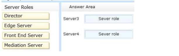 QUESTION 29 HOTSPOT You plan to deploy a Lync Server 2013 infrastructure that will contain the components shown