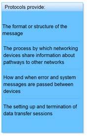 Function of Protocol in Network Communication Technology Independent Protocols A protocol is a set of predetermined rules Network protocols