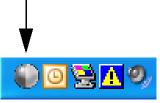 2 Right-click the One-Click icon on the taskbar of your desktop, and then choose Log In.