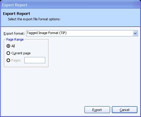 Remark Quick Stats User's Guide 5.5.3 Exporting s to the RTF or TIF Formats Remark Quick Stats allows you to export a report to the RTF and TIF formats, making it easier to transport your results.