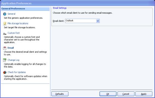 Remark Quick Stats User's Guide To choose Microsoft Outlook or your own SMTP server in Remark Office OMR: 1 In the Remark Office OMR Data Center, click Tools Preferences.
