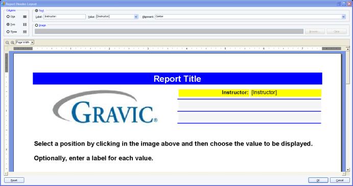 Remark Quick Stats User's Guide 4 Click the Edit button to create a new report header or the Load button to open a previously saved report header.