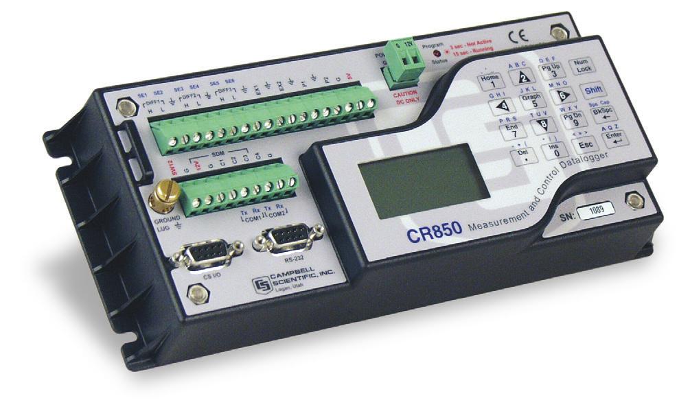 Datalogger Descriptions CR300-Series Datalogger The input channel configuration of the CR300 datalogger is optimal for measuring one or two sensors.