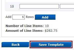 Recipients added to a bulk file will not be saved to your recipient list. 10. To add additional rows, enter the number of rows needed in the Add field and click Add.