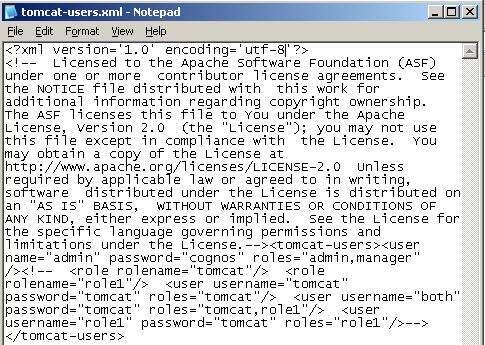 16 4) Install Apache Tomcat or IBM Websphere Community Edition In this example, Apache Tomcat is used.