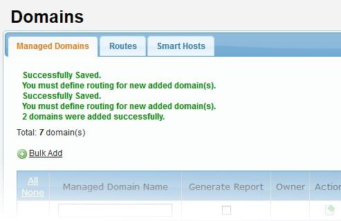 To edit a domain owner When you add a domain name, your user name will be displayed in the screen under the 'Owner' column header.