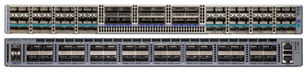 The 7050X3 series introduce support for 25G and 100G uplinks to the 7050X portfolio.