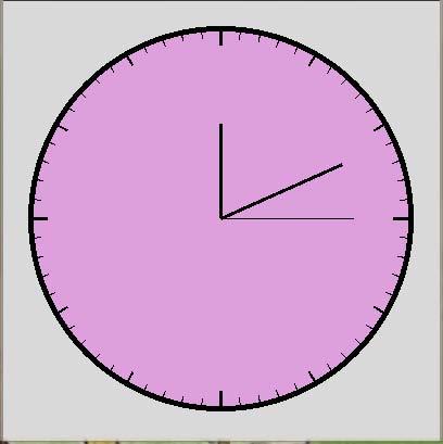 Exercise OPT.2 An Analog Clock! Wow, I can t believe you ve gotten so far! Well we re not going to give you many hints here. Look at the graphics.