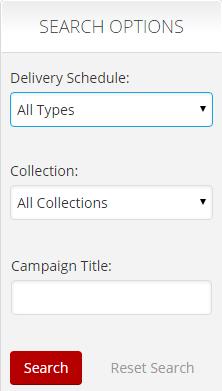 You ll see a list of all available prebuilt campaigns, as well as three search options (on the left side of the screen) so you can filter the list.