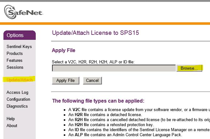AudioCodes Applications License Server 3.2.2 Importing V2C File to License Server The procedure below describes how to import the V2C file to the License server.